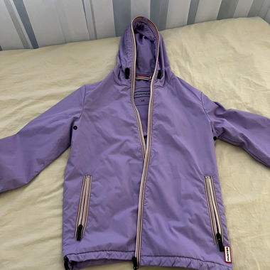 Hunter lavender hooded jacket XS