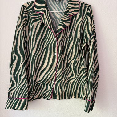 Top con motivo zebra di Robin