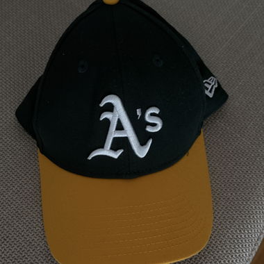 New Era Athletics Oakland Green and Yellow Cap