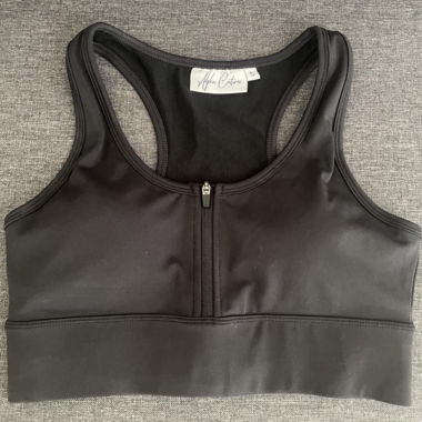 Alpha Coutures Sport-BH schwarz
