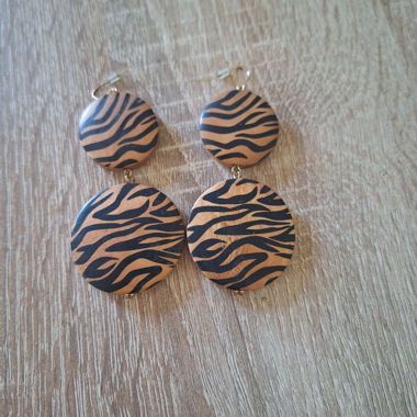 Ohrringe Zebra