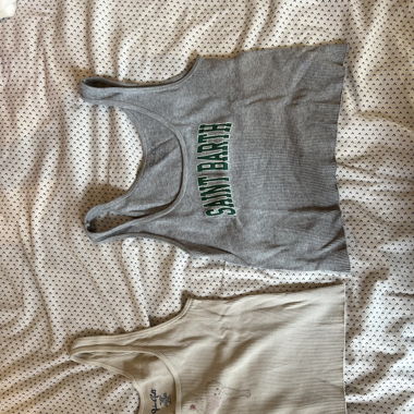 lot de 2 crop tops brandy melville