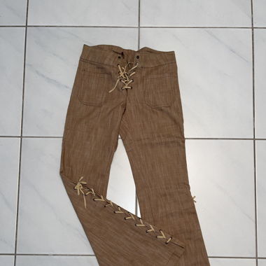 Y2K Hose mit Schnürdetail