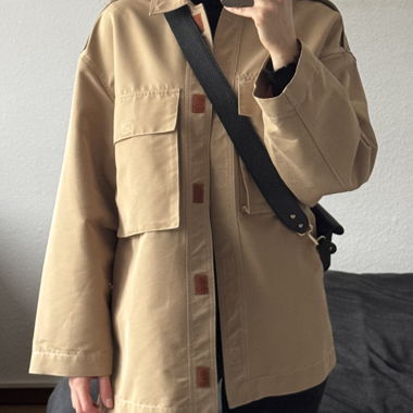 Giacca impermeabile beige ZARA XS-S