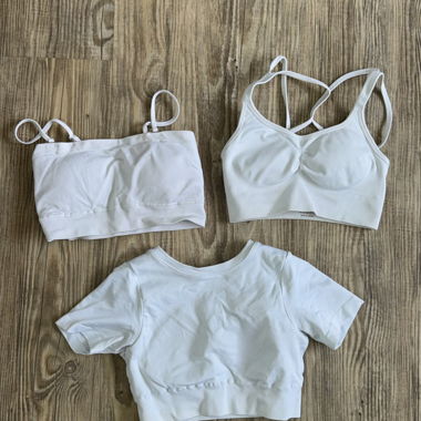 Teveo Sport BH Set weiss