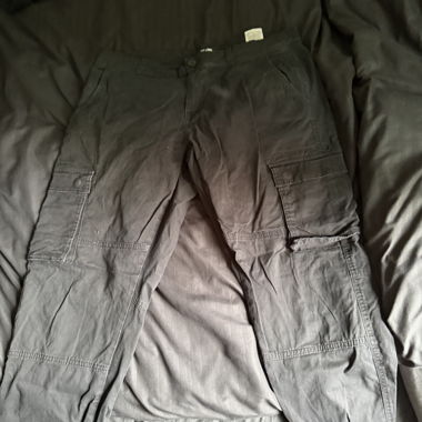 Pantaloni cargo neri XL