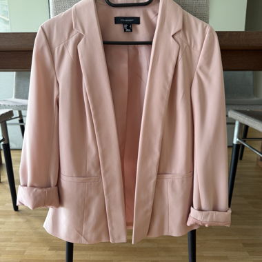 Rosafarbener Blazer