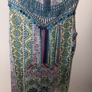 One World Boho Top ohne Ärmel Gr. S