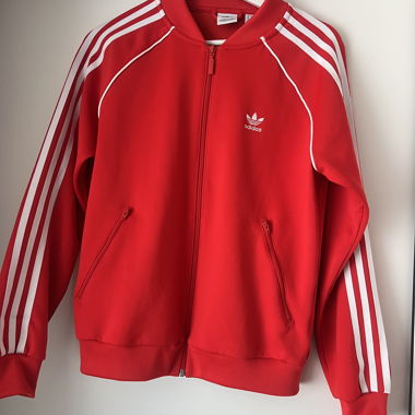Giacca da allenamento Adidas rossa