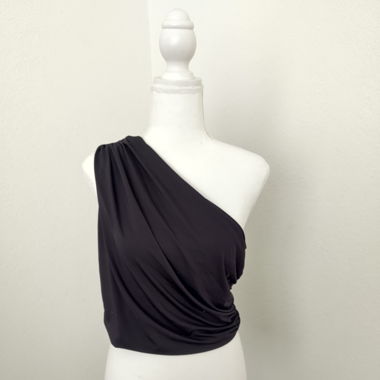 Ohne shoulder Top schwarz h&m