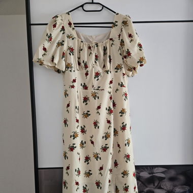 Robe à fleur style champêtre 