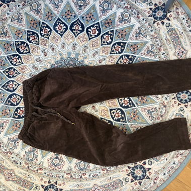 Braune Samthose