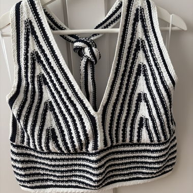 Striped Knit Top
