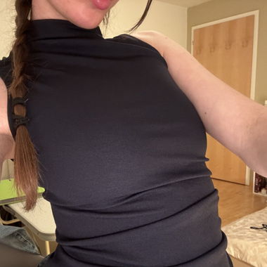 Robe longue bleue 