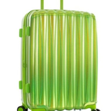 Trolley verde valigia rigida media, come nuova