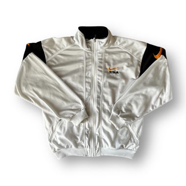 Vintage Nike Track Jacke Weiss