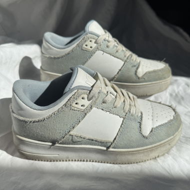 Baskets basses bleues