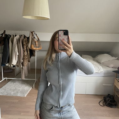 baby blue zip up