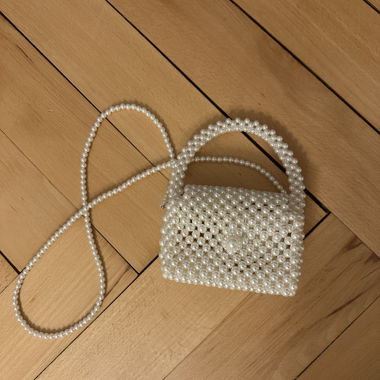 Perlen Handtasche