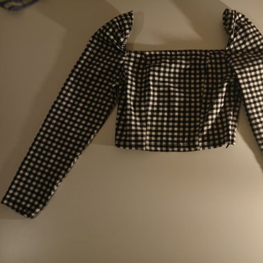 Crop top à manche longue