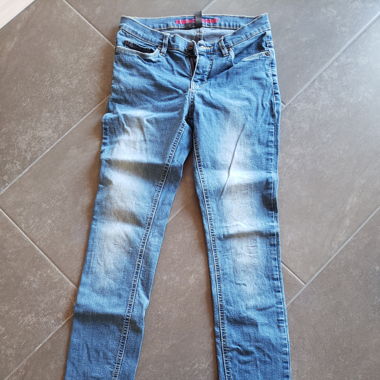 Blaue Jeanshose Rainbow