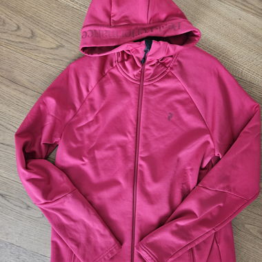 Veste à capuche Peak Performance rouge, taille M