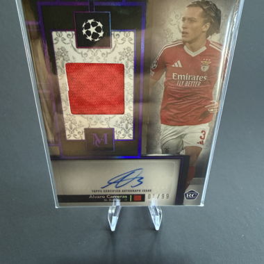 Carta autografata Topps Alvaro Carreras rc /99