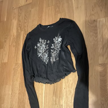 Top mit glitzer