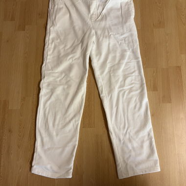 Pantaloni da jogging bianchi Pull and Bear