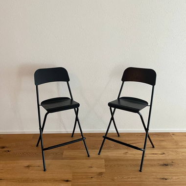Folding bar chair (2) IKEA 