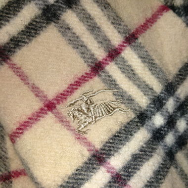 Sciarpa di lana Burberry a quadri