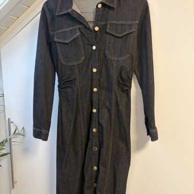 Robe-Jeans à manches longues
