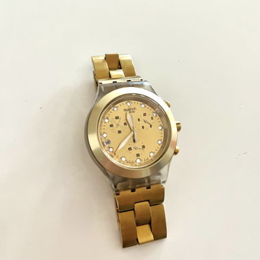 Orologio da polso Swatch Irony dorato