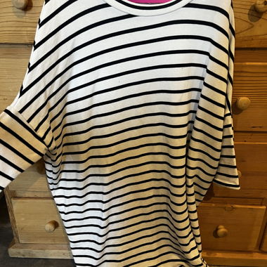 Gestreifter Strickkleid Pull&Bear