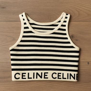 Selfmade (CELINE-inspiriertes) Crop Top – Grösse S