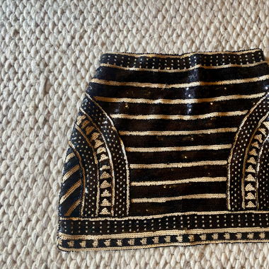 Jupe avec sequins 