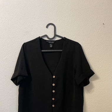 Schwarze Bluse