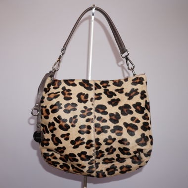 Leopard Print calfhair bag