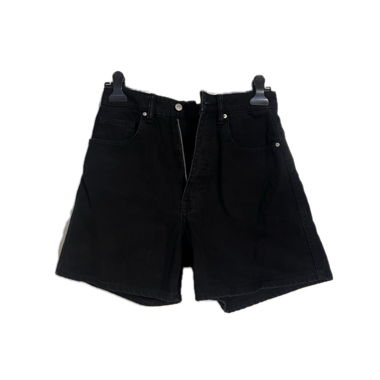 Kurze schwarze High-Waisted ZARA Jeansshorts