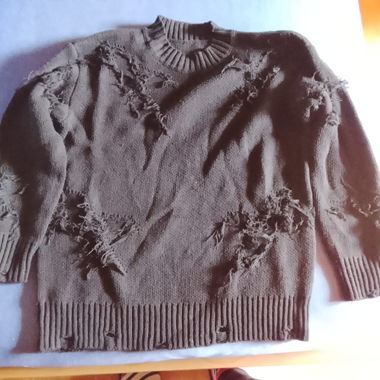 Ripped Strickpullover