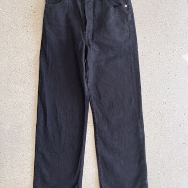 Levi's Ribcage Straight Ankle Jeans (black)