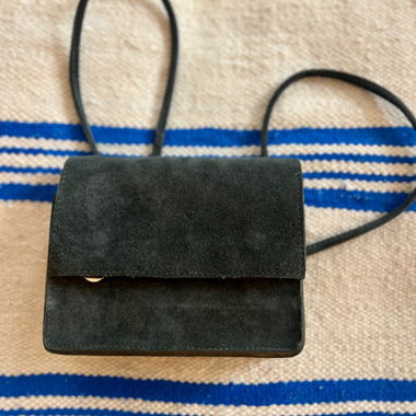 Yoomee Handtasche Layla Anthrazit Wildleder