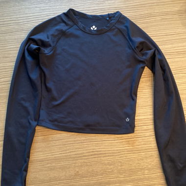 Longsleeve sportivo nero