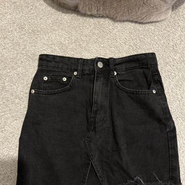 Jupe en jeans noire 