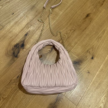 Pink Quilted Handbag