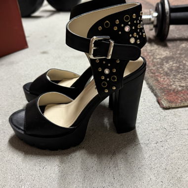 Black Platform Sandals