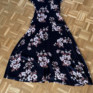 Black Floral Maxi Dress