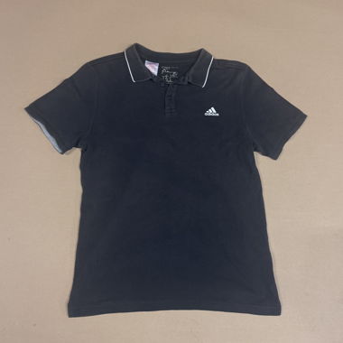 Adidas black polo shirt