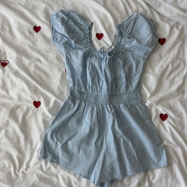 Combinaison bleu clair pour femme