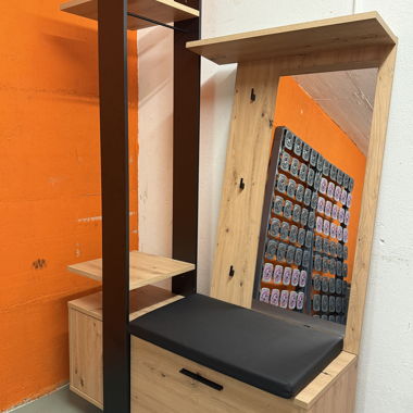 Mobile per ingresso con panca & specchio